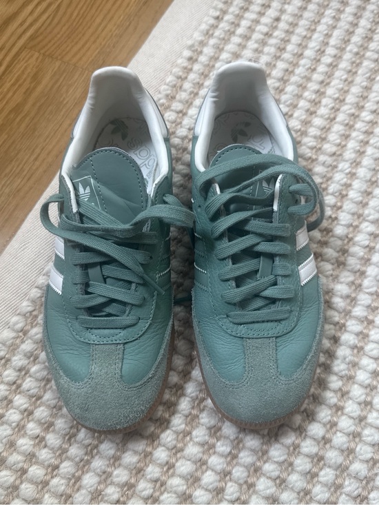 adidas Shoes - Adidas Samba Sneakers in Sage/Mint Green
